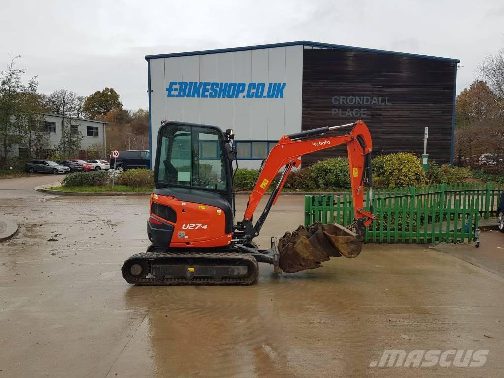 Kubota U27-4 Miniekskavaatorid < 7 t