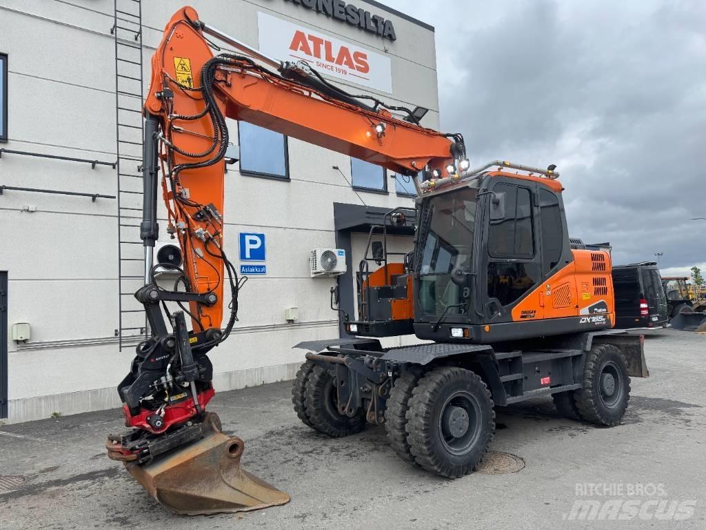 Doosan DX 165 W-5 Ratasekskavaatorid