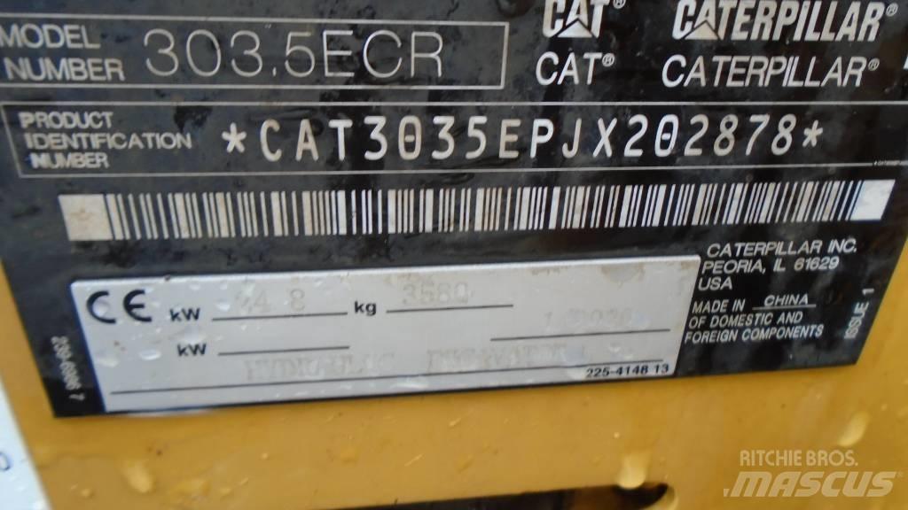 CAT 303.5 E CR Miniekskavaatorid < 7 t