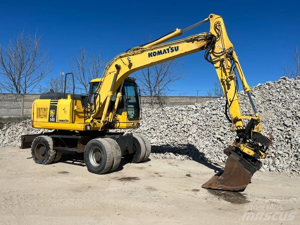 Komatsu PW 140-7 Ratasekskavaatorid