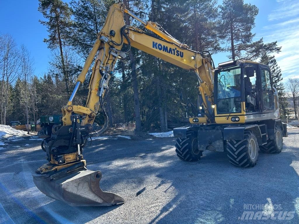 Komatsu PW148 -10 Ratasekskavaatorid