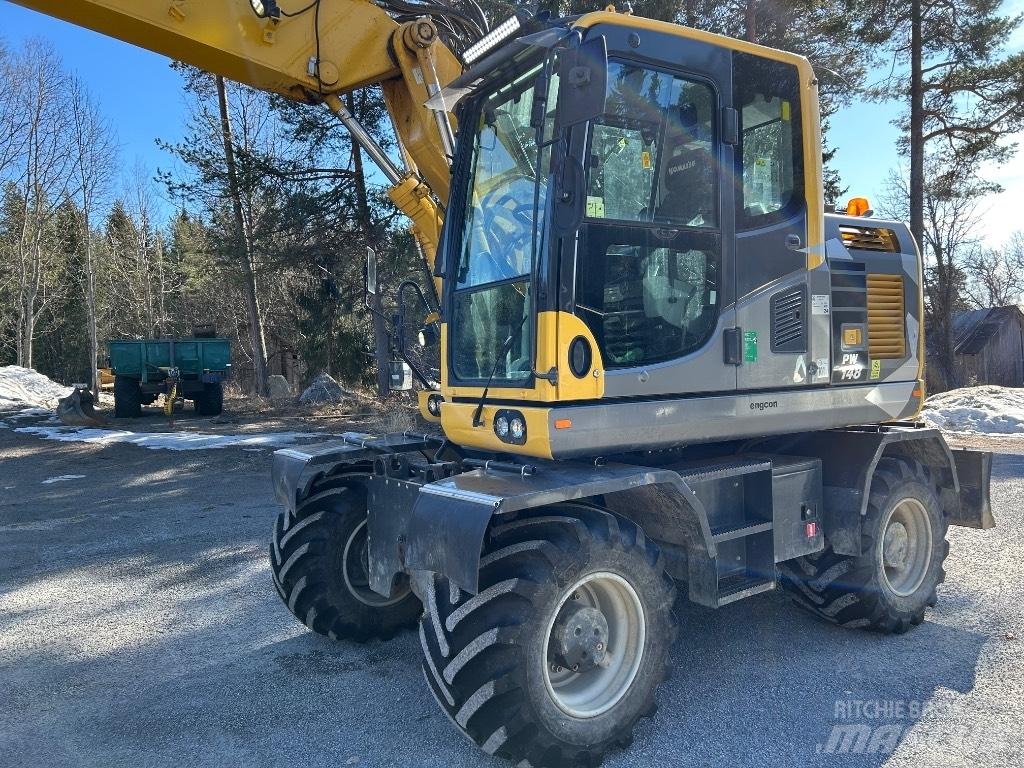 Komatsu PW148 -10 Ratasekskavaatorid
