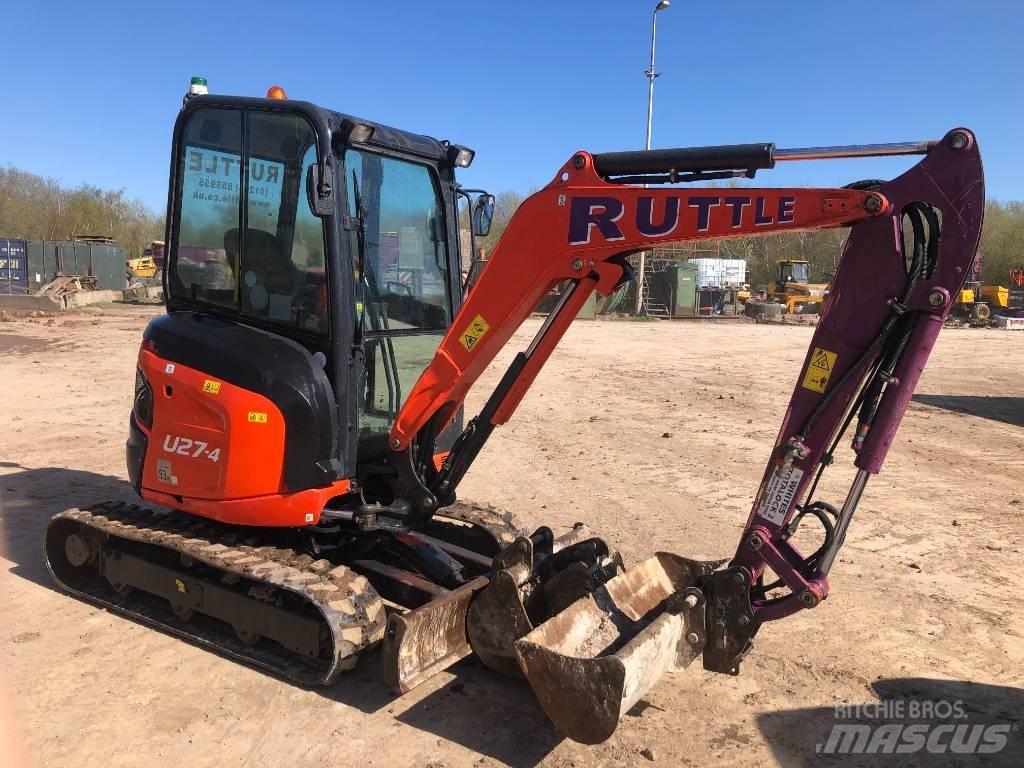 Kubota U 27-4 Miniekskavaatorid < 7 t