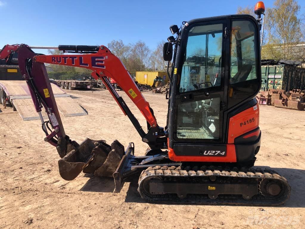 Kubota U 27-4 Miniekskavaatorid < 7 t
