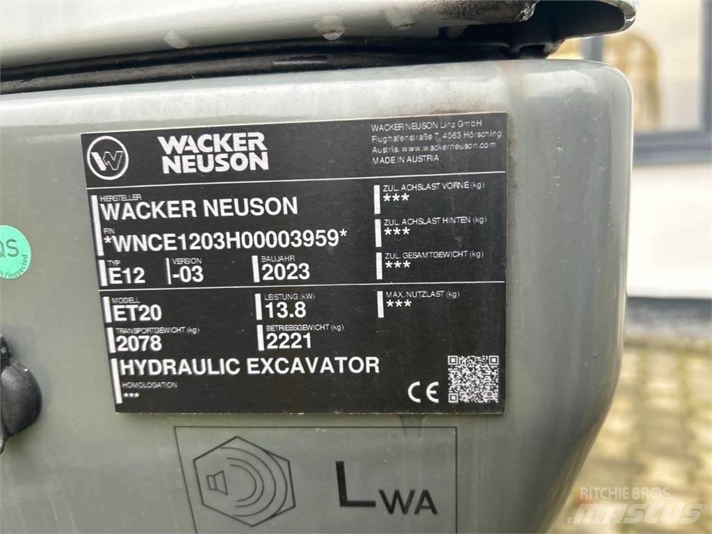 Wacker Neuson ET20 Roomikekskavaatorid