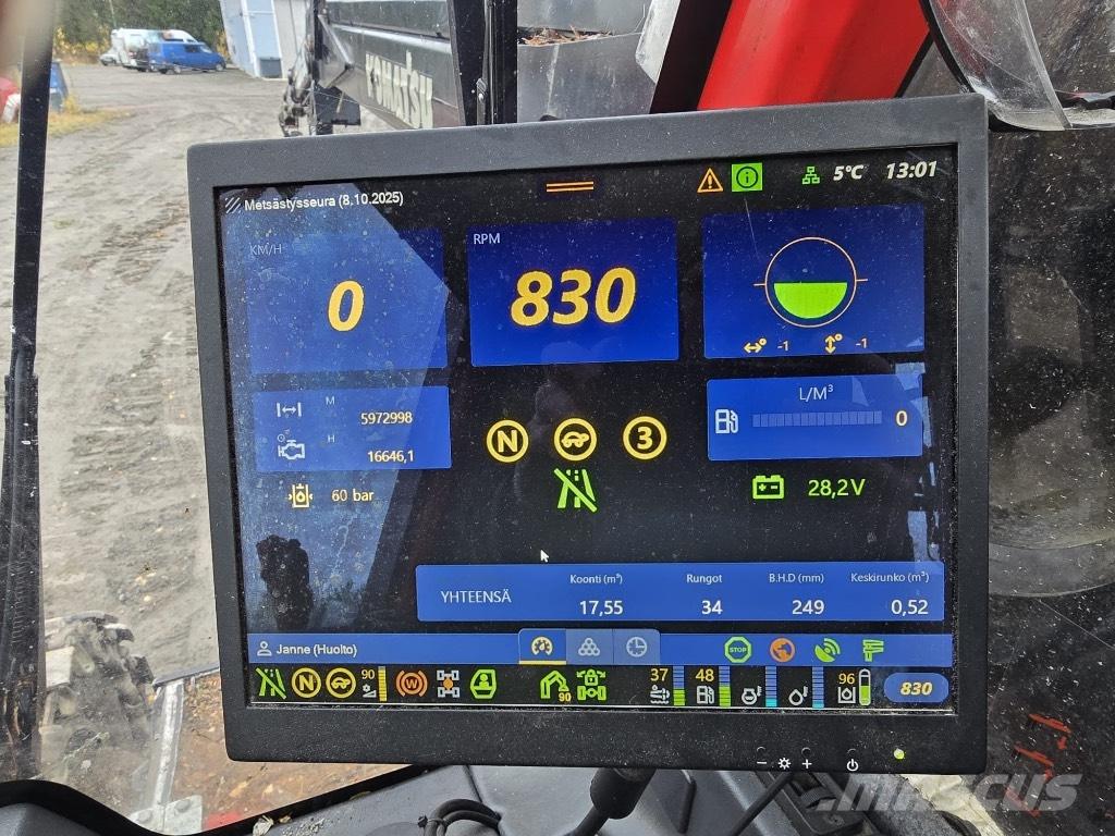 Komatsu 911.7 Harvesterid