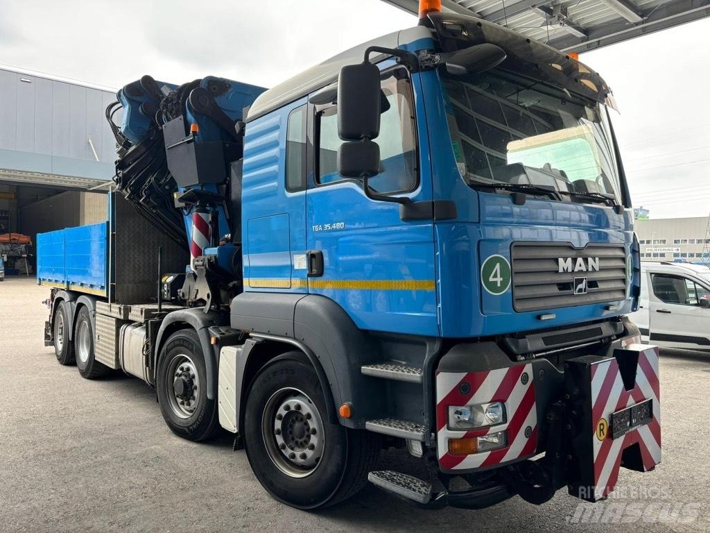 MAN TGA 35.480 Kraanaga veokid