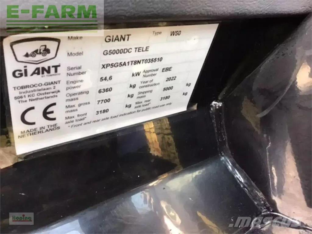 GiANT g5000 tele Miniekskavaatorid < 7 t