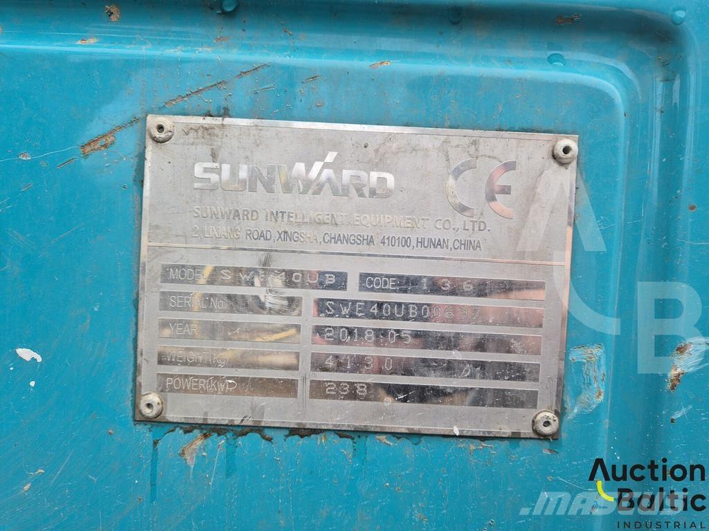 Sunward SWE40UB Miniekskavaatorid < 7 t