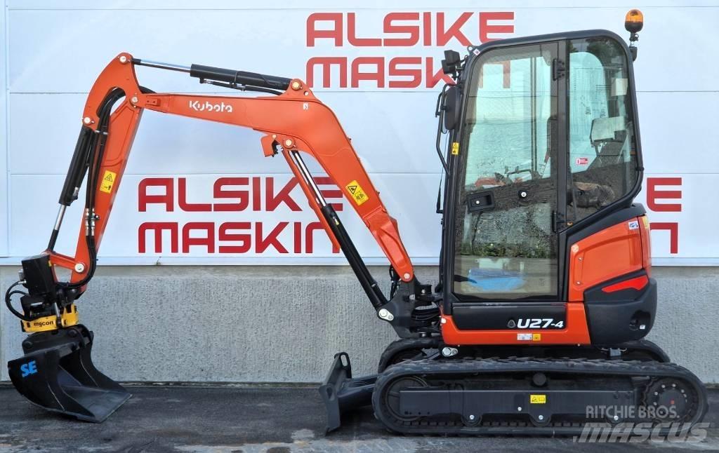 Kubota U 27-4 Miniekskavaatorid < 7 t