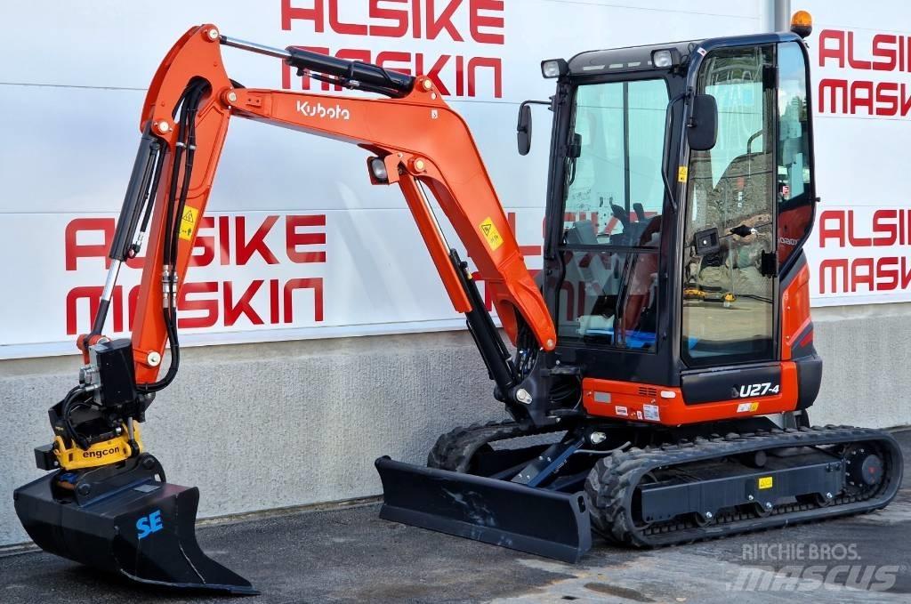 Kubota U 27-4 Miniekskavaatorid < 7 t