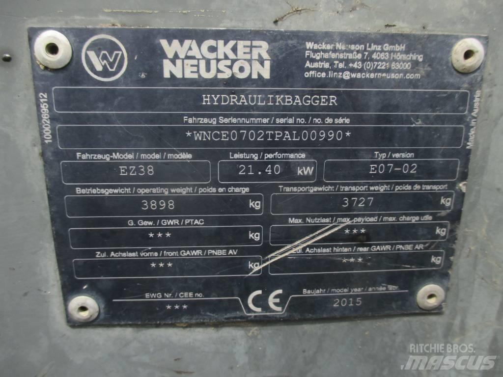 Wacker Neuson EZ 38 Roomikekskavaatorid