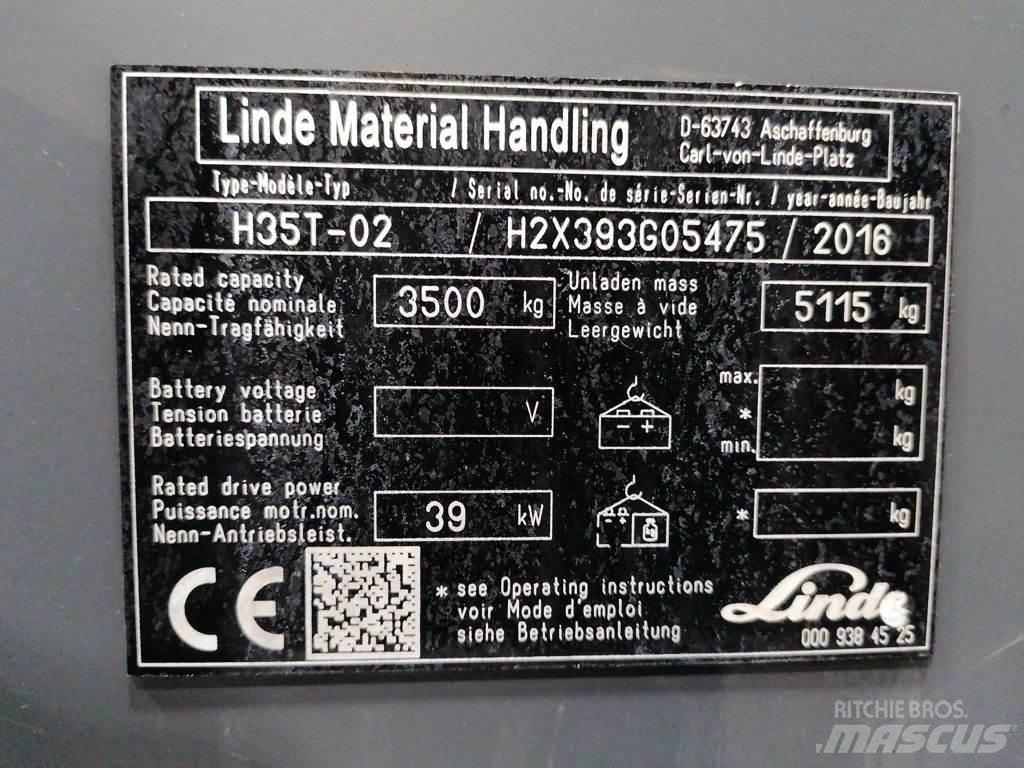 Linde H35T-02 Gaasitõstukid