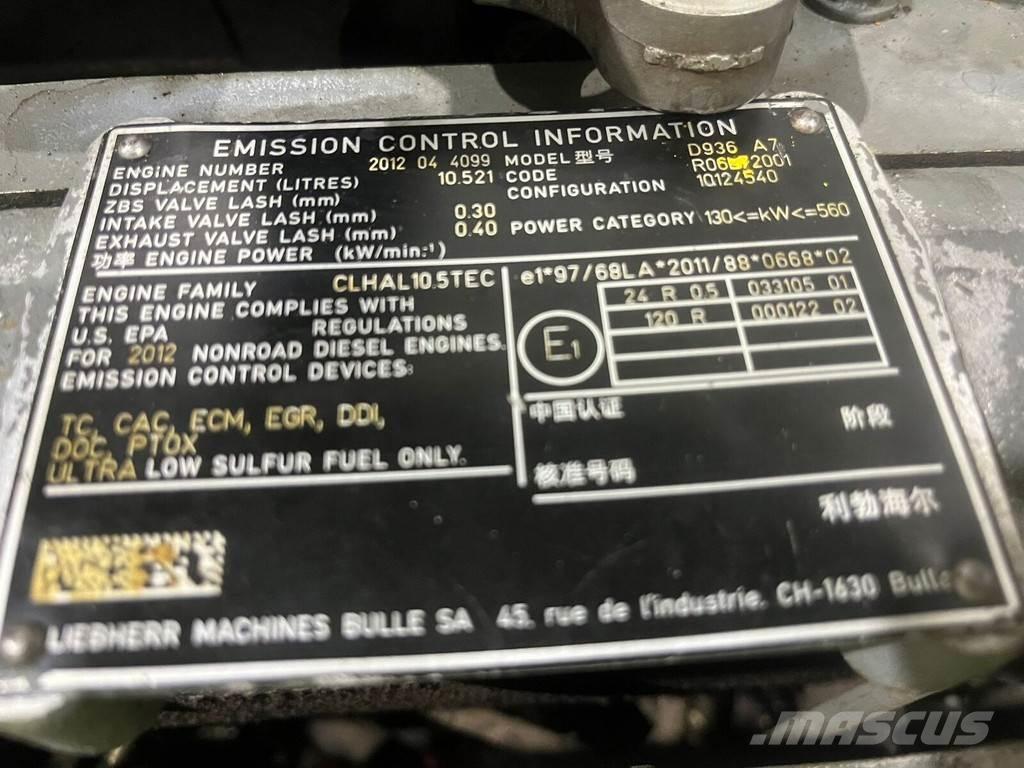 Liebherr D936 A7 Mootorid