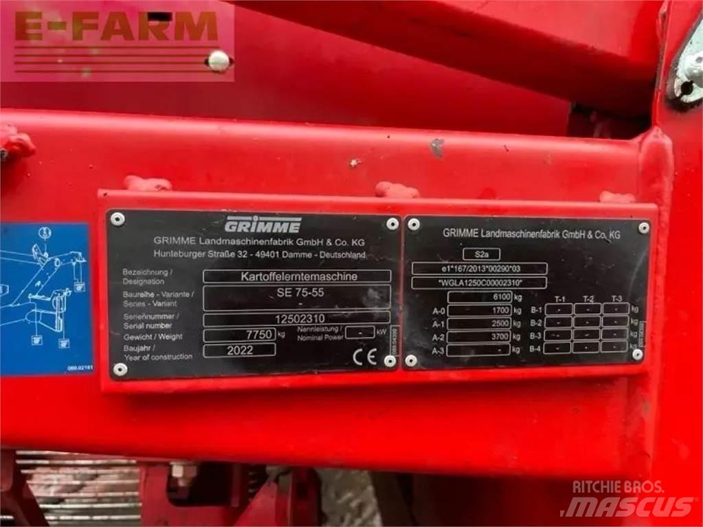 Grimme se 75-55 sb Kartulitehnika - Muud