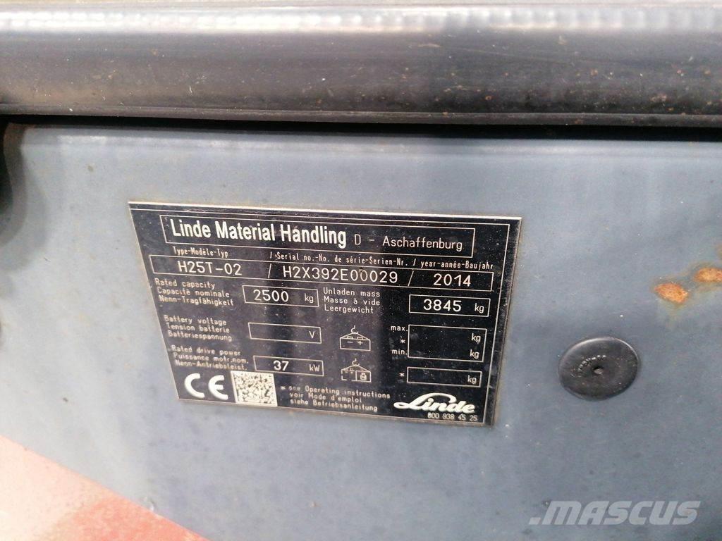 Linde H25T-02 Gaasitõstukid