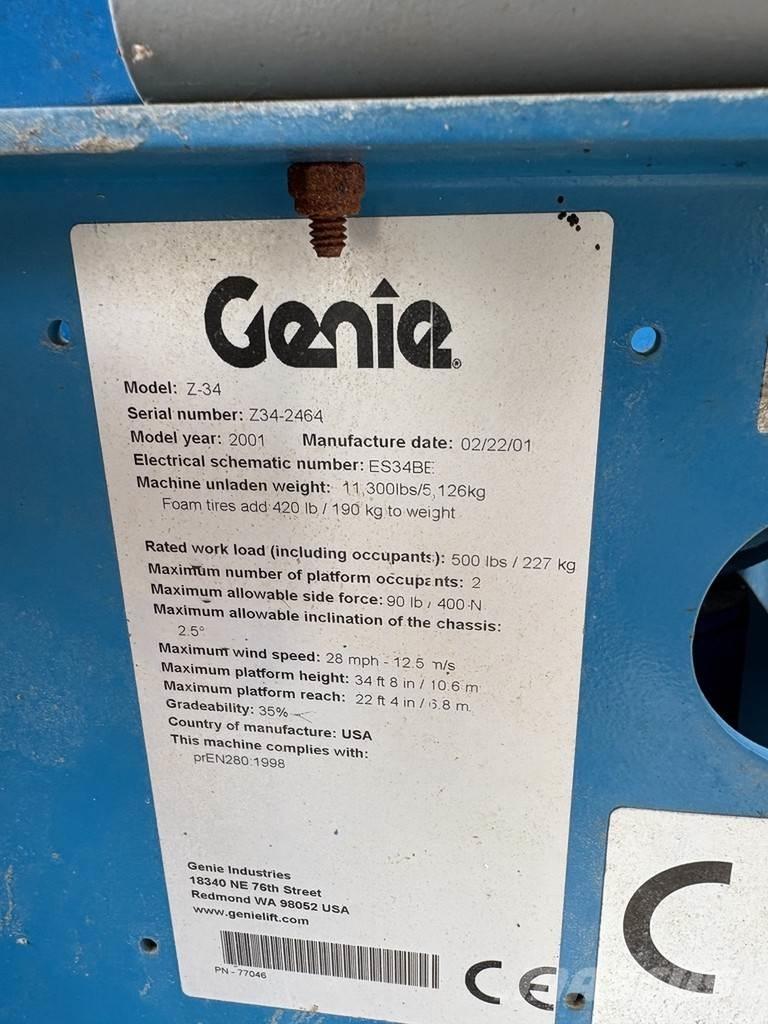 Genie Z34-22 Teleskoop poomtõstukid
