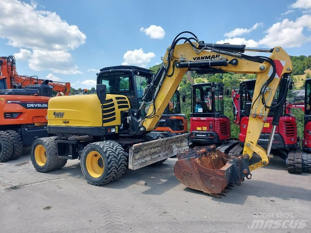 Yanmar B 95 W Ratasekskavaatorid
