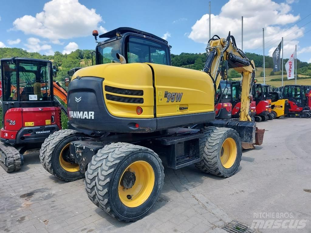 Yanmar B 95 W Ratasekskavaatorid