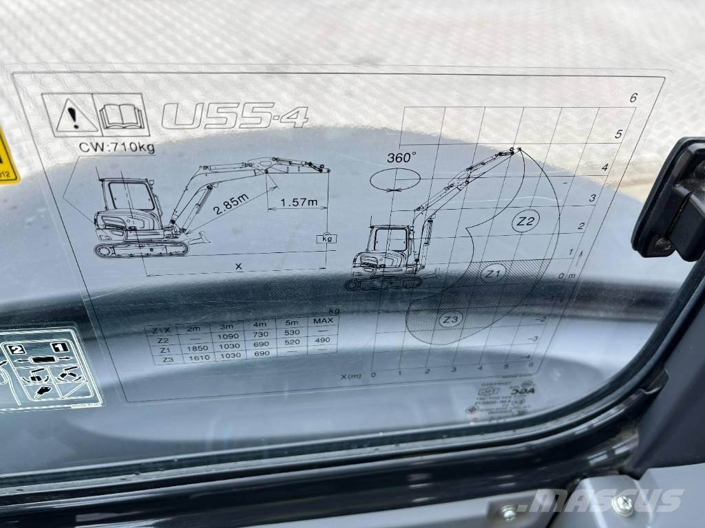 **SOLD** Kubota U 55-4 Miniekskavaatorid < 7 t