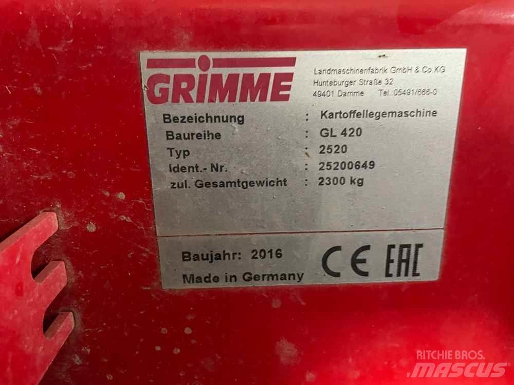 Grimme GL 420 Kartulipanemismasinad