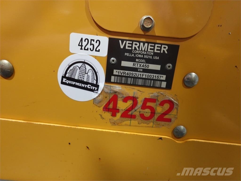 Vermeer RTX450 Pinnaselõikurid