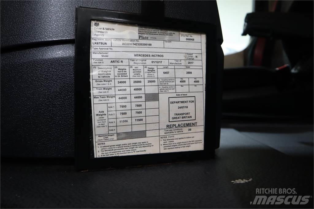Mercedes-Benz ACTROS 2543 Sadulveokid