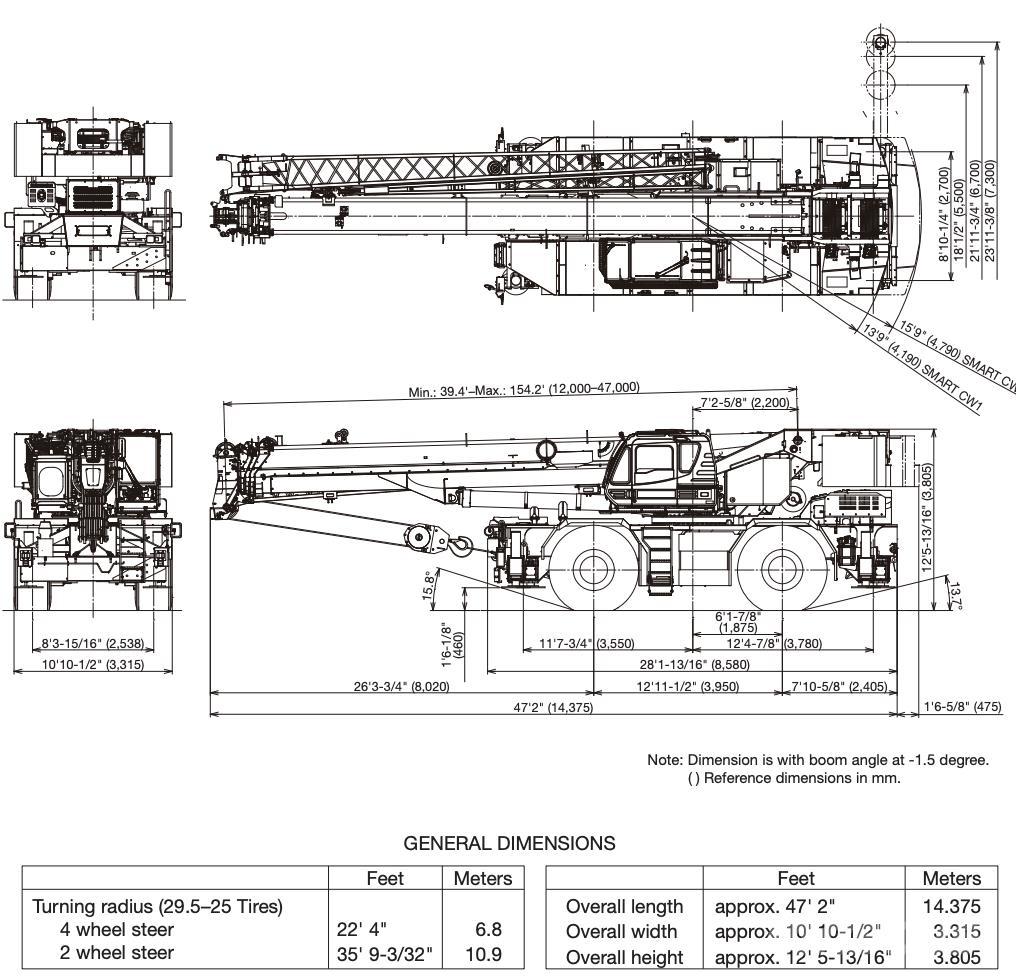 Tadano GR-900XL-4 Raske maastiku tõstukid