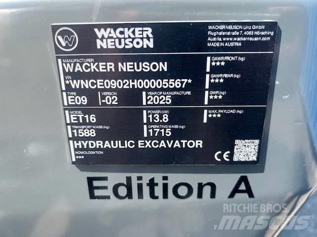 Wacker Neuson ET 16 Roomikekskavaatorid