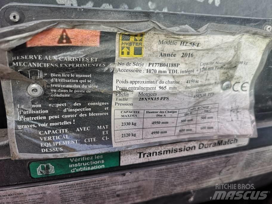Hyster H 2.5 FT LPG Gaasitõstukid