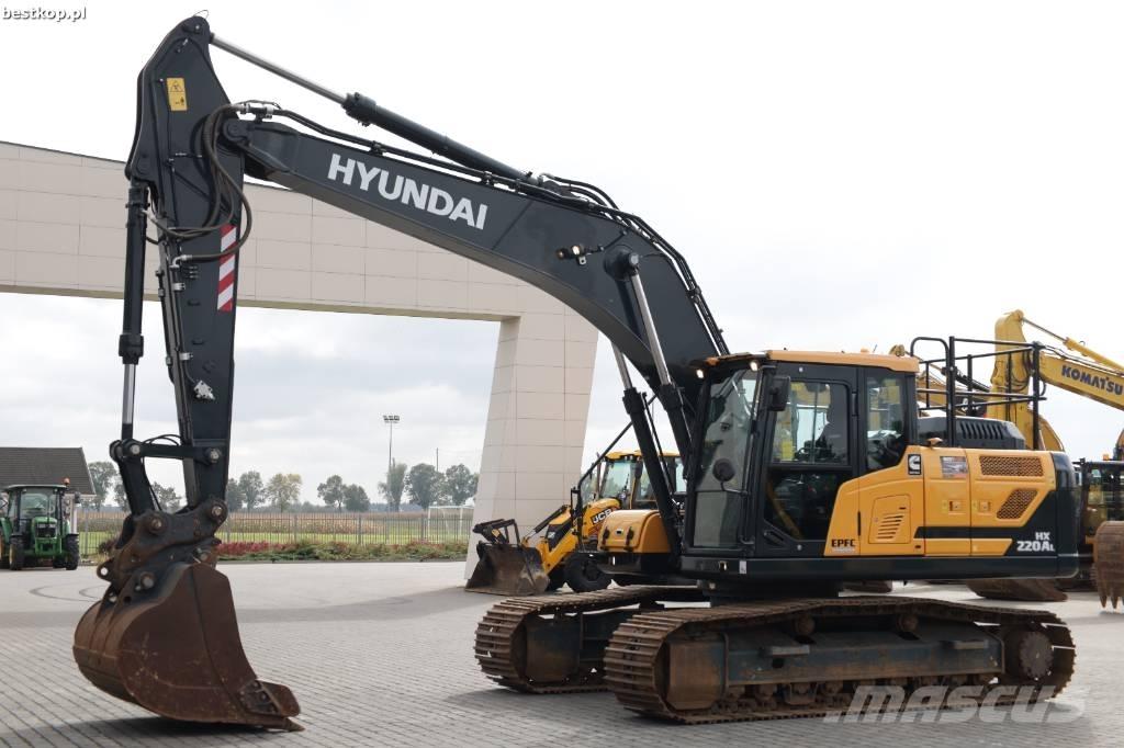 Hyundai HX 220 AL Roomikekskavaatorid