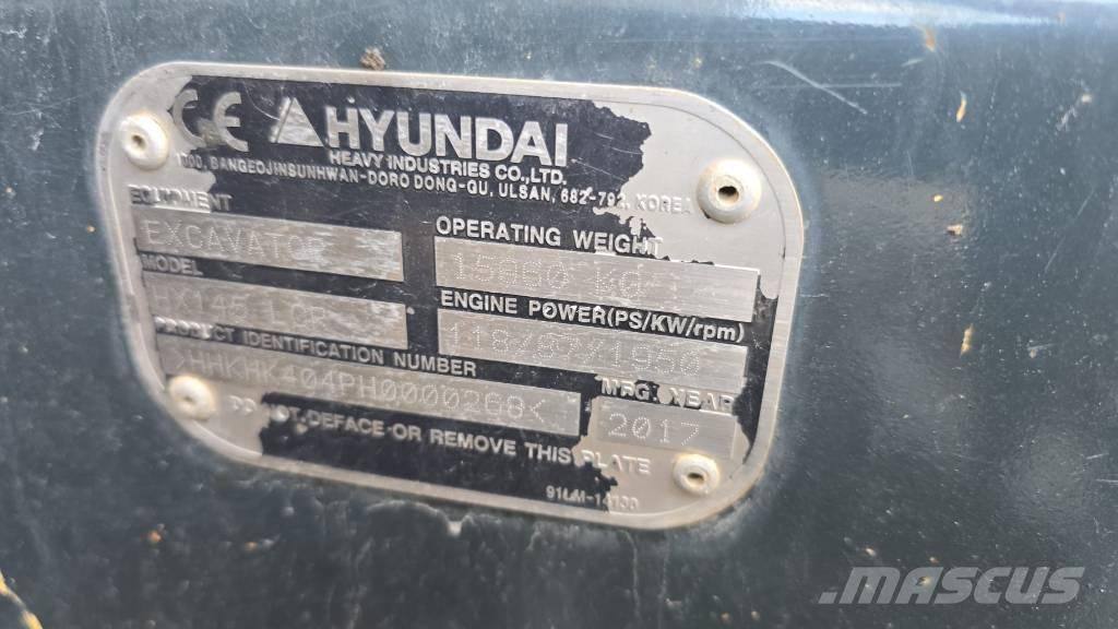 Hyundai HX 145 LCR Roomikekskavaatorid