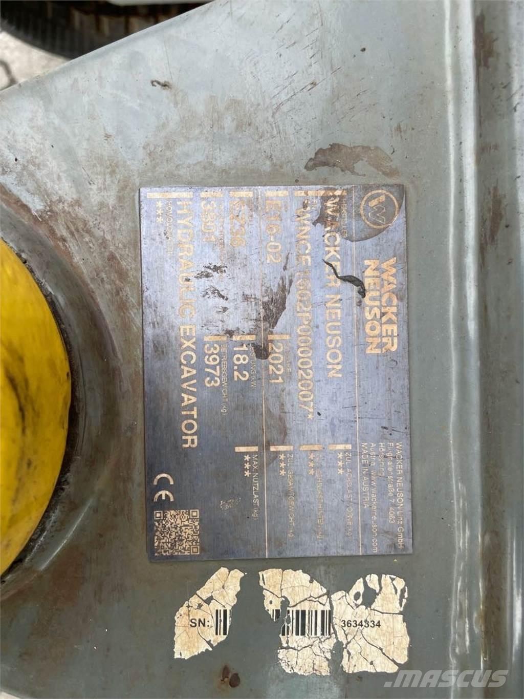 Wacker Neuson EZ36 Roomikekskavaatorid