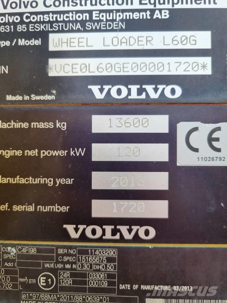 Volvo L 60 G Rataslaadurid