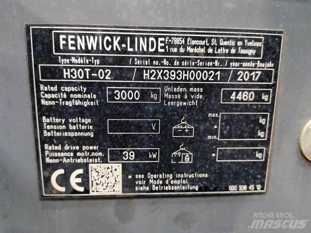 Linde H30T-02 Gaasitõstukid