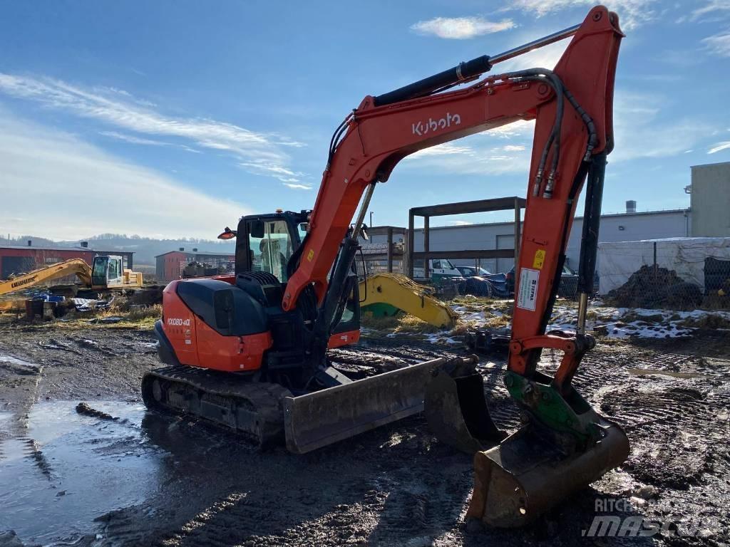 Kubota KX 080-4 Roomikekskavaatorid