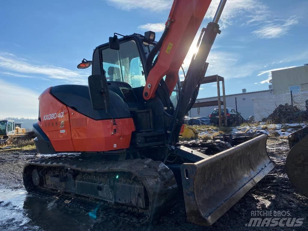 Kubota KX 080-4 Roomikekskavaatorid