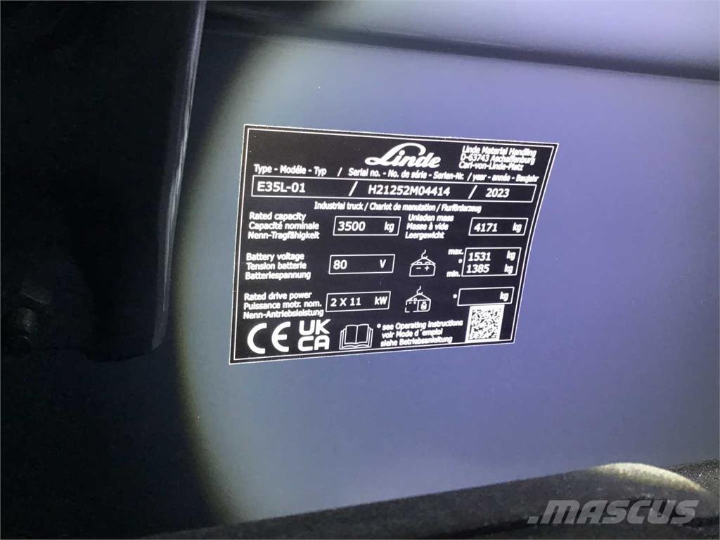 Linde E35L Elektritõstukid