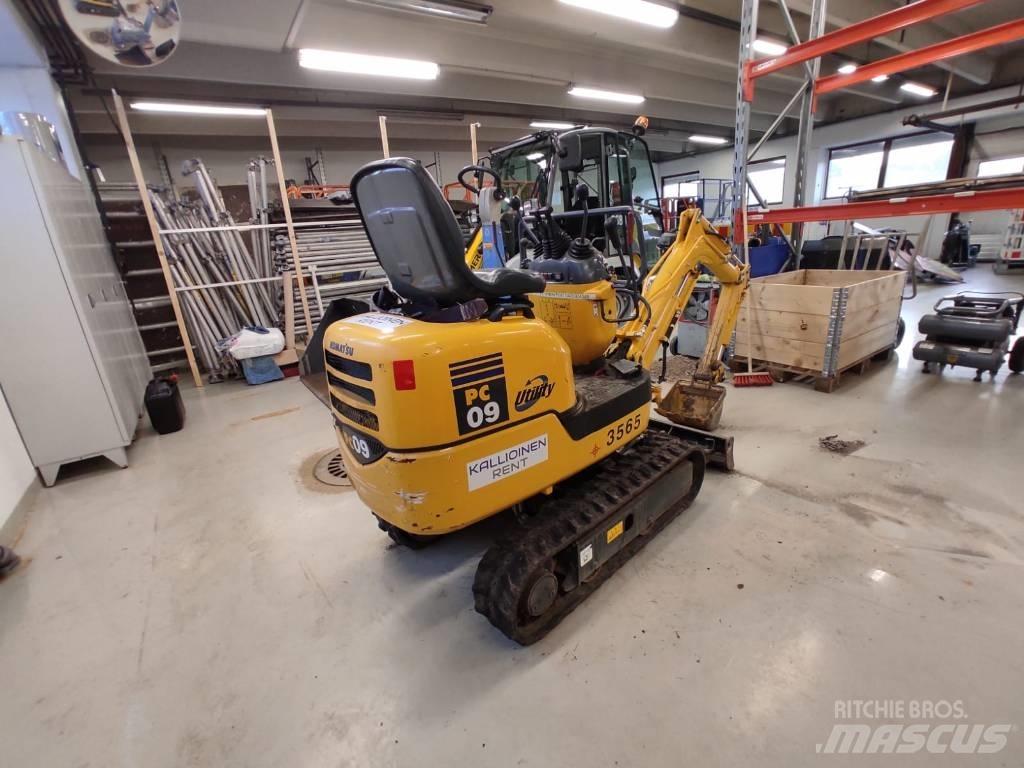Komatsu PC 09-1 Miniekskavaatorid < 7 t