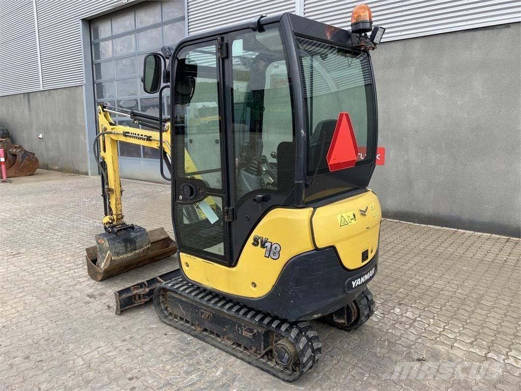 Yanmar SV18 Ratasekskavaatorid