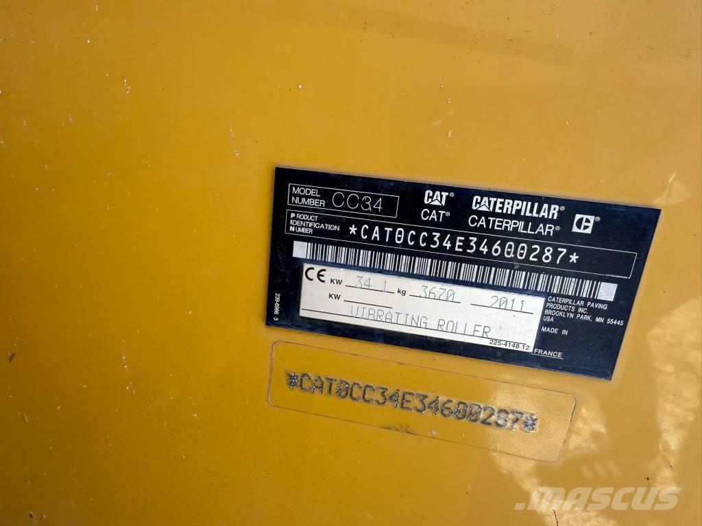 CAT CC 34 Kombineeritud rullid