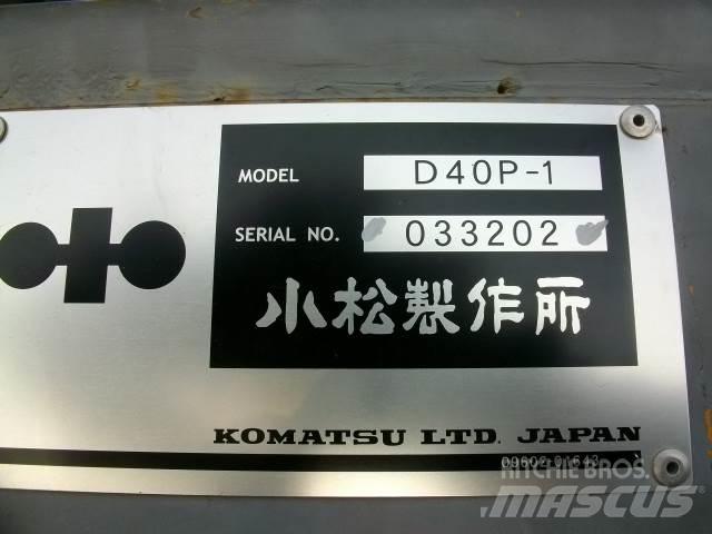 Komatsu D 40 P Buldooserid
