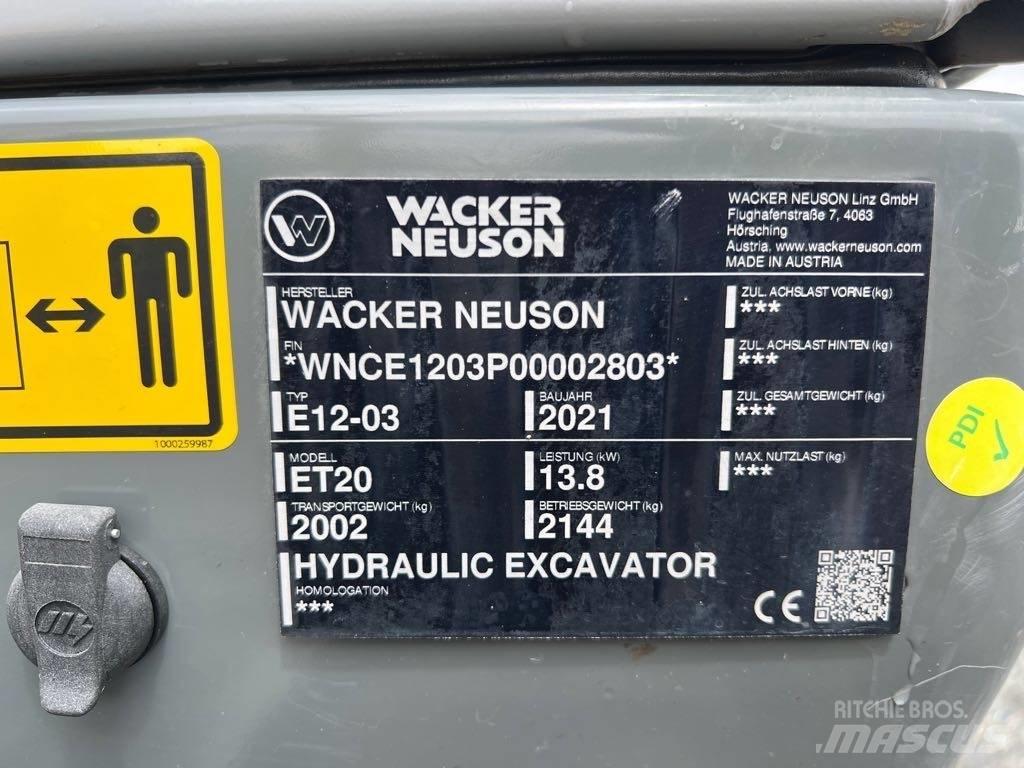 Wacker Neuson ET20 Roomikekskavaatorid