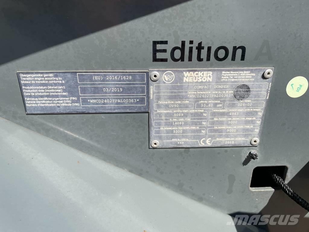 Wacker Neuson DV 90 Väikekallurid