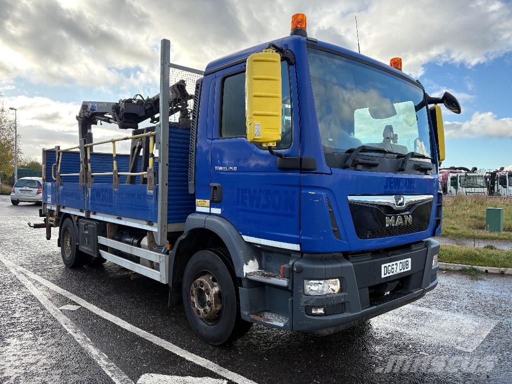 MAN TGM 15.250 Kraanaga veokid