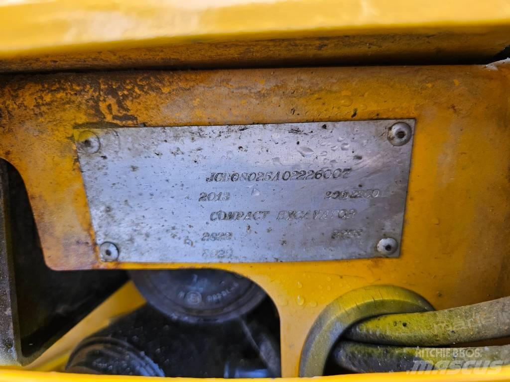 JCB 8025 ZTS Miniekskavaatorid < 7 t