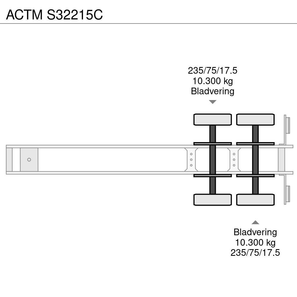 Actm S32215C Raskeveo poolhaagised