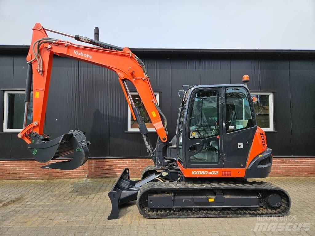 Kubota KX 080-4 Väikeekskavaatorid 7t-12t