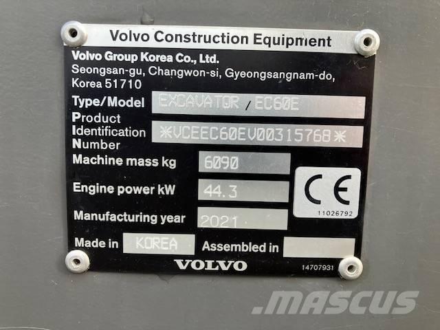 Volvo EC 60 E Roomikekskavaatorid