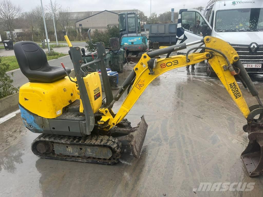 Wacker Neuson 803 Roomikekskavaatorid